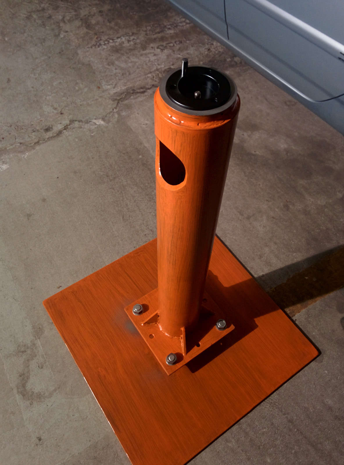 DIY Telescope mount pier HEQ5 PRO - Silios.gr Homemade Telescope With Concrete Tube