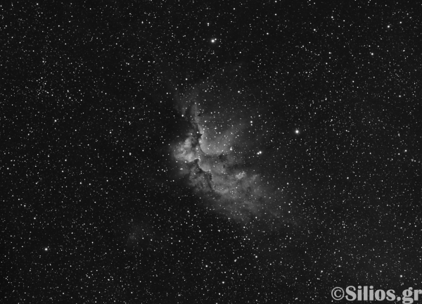 NGC7380 Wizard nebula in HA