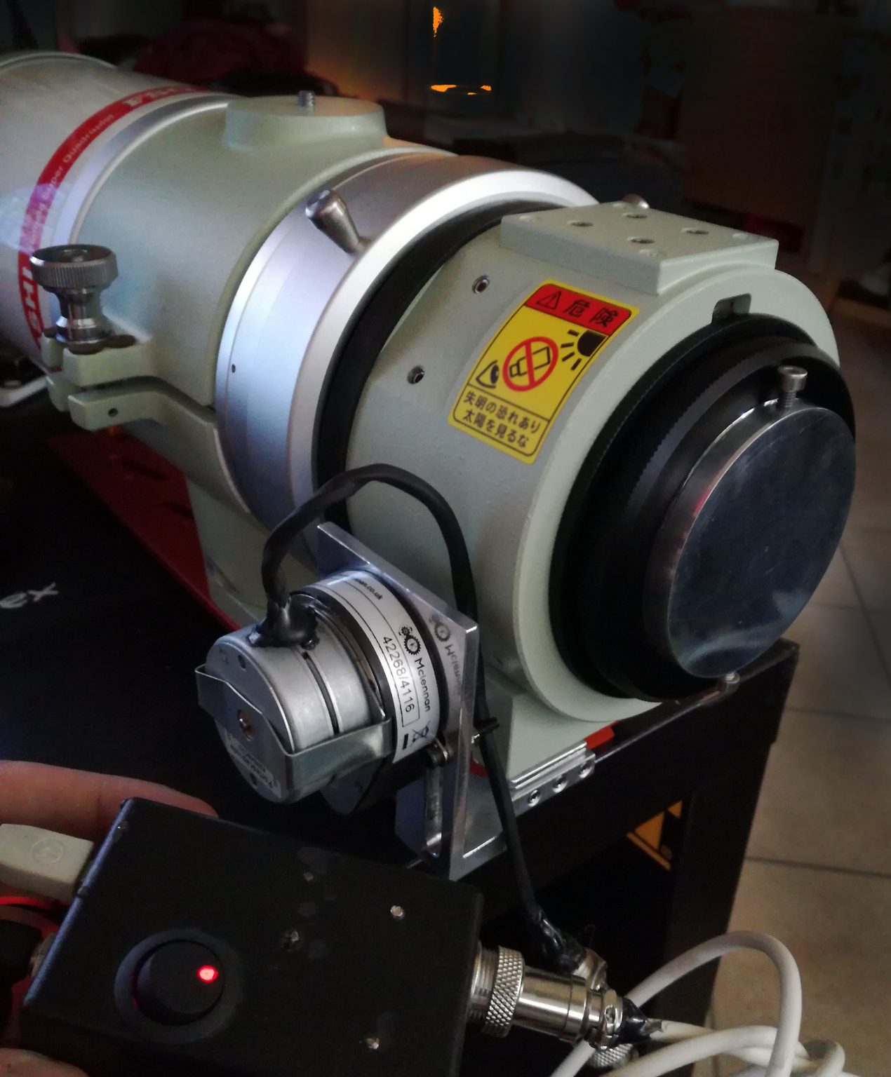 DIY Motorized Focuser for FSQ 106ED Telescope Silios.gr
